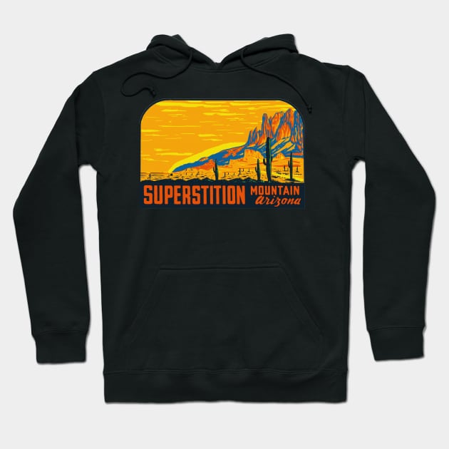 Superstition Mountain Hoodie by zsonn